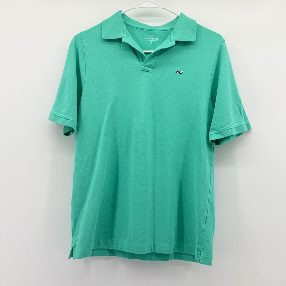 Vineyard Vines Men's Polo in Seafoam Green